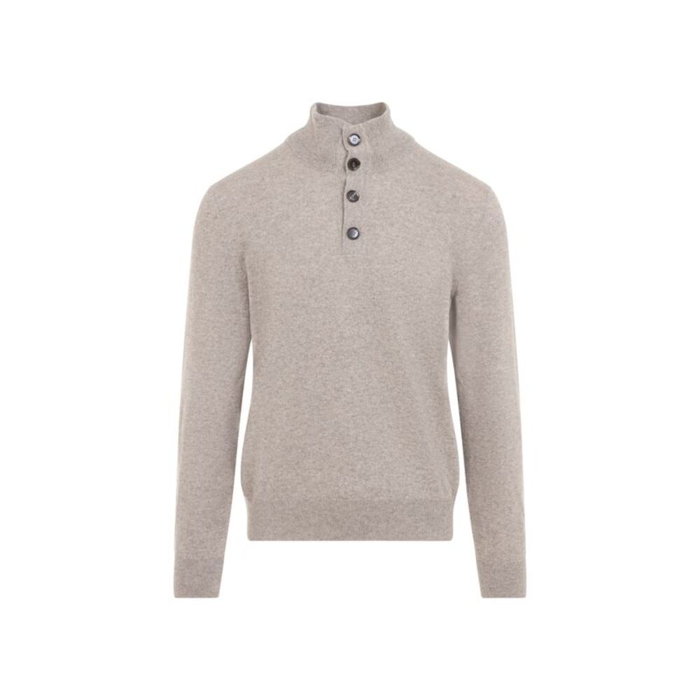 Brioni Half-Button Up Sweater Men